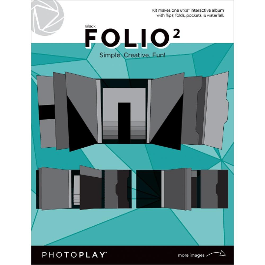 Folio 2 Black 6&quot; x 8&quot; - Photoplay Album Kit