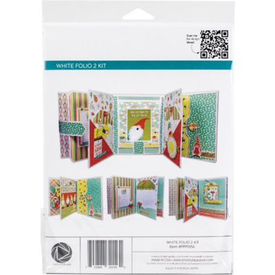 Folio 2 White 6" x 8" - Photoplay Album Kit
