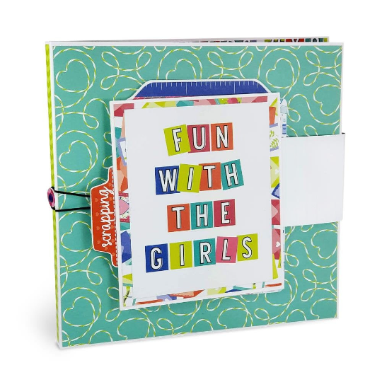 Folio 1 White 6" x 6" - Photoplay Album Kit