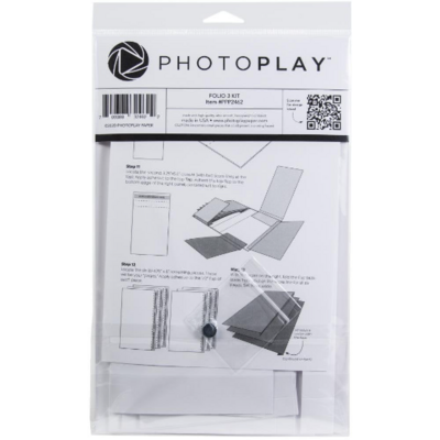 Folio 3 White 4.5" x 8.5" - Photoplay Album Kit
