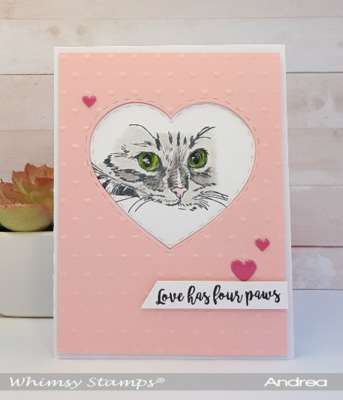Love Has Four Paws - Whimsy Stamps