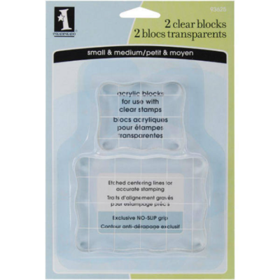 Acrylic Stamp Blocks - Inkadinkado Stamping Blocks