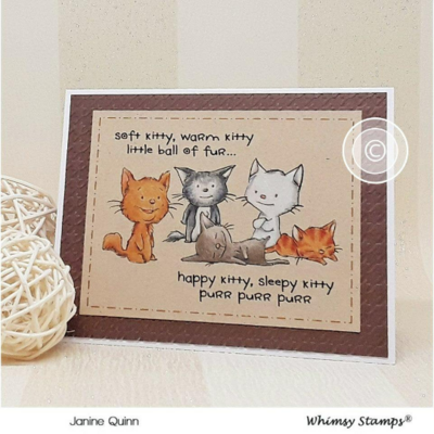 Adopt Don't Shop Cats - Whimsy Stamps