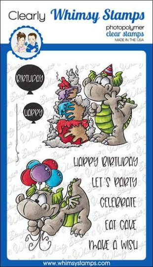 Birfday Party Dragons - Whimsy Stamps