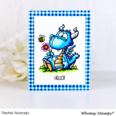 Dorky Dragon - Whimsy Stamps