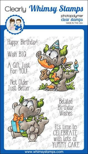 Birfday Dragons - Whimsy Stamps