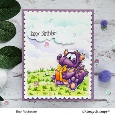 Birfday Dragons - Whimsy Stamps