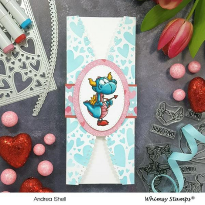 Dudley's Valentine - Whimsy Stamps