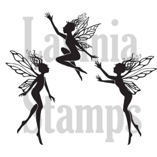Three Dancing Fairies - Lavinia Stamps