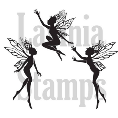 Three Dancing Fairies - Lavinia Stamps