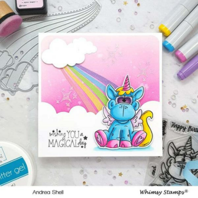 Unicorn Kisses - Whimsy Stamps