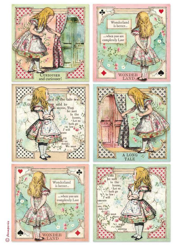 Alice Classic Collection A4 - Stamperia
