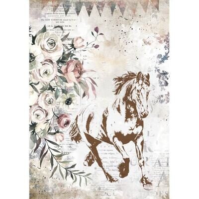 Romantic Horses Collection A4 - Stamperia