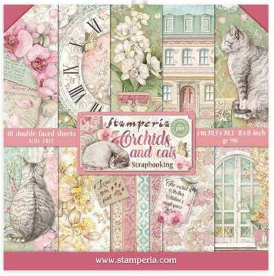 Orchids and Cats - Stamperia