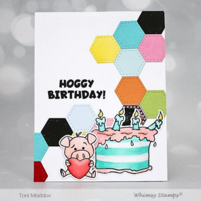 Nested Hexagon - Whimsy Stamps