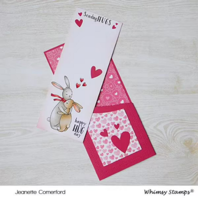 Slimline Scalloped Edge Pocket - Whimsy Stamps