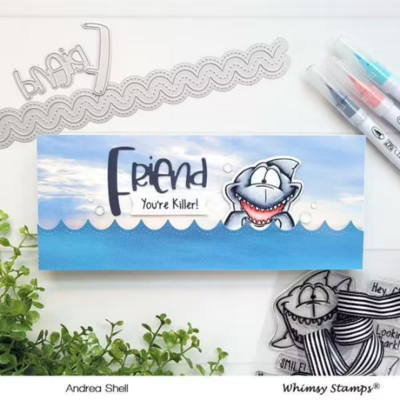 Slimline Wavy Edger - Whimsy Stamps