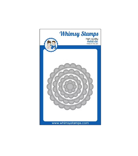 Scallop Circle Frames - Whimsy Stamps