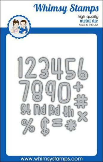Cutie Numbers - Whimsy Stamps