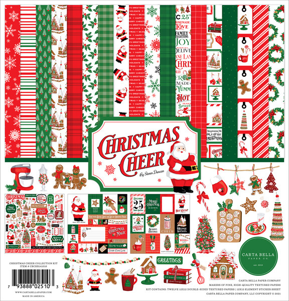 Christmas Cheer 12x12 - Carta Bella Paper Co.