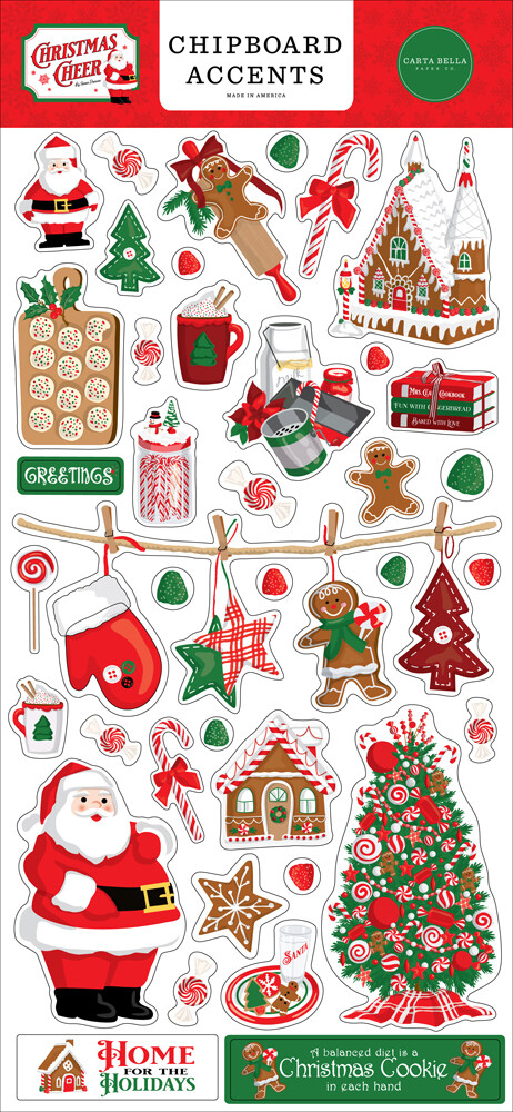 Christmas Cheer Accents - Carta Bella Paper Co.