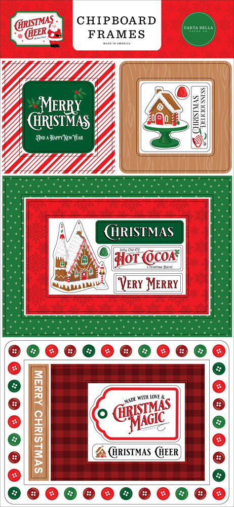 Christmas Cheer Frames - Carta Bella Paper Co.
