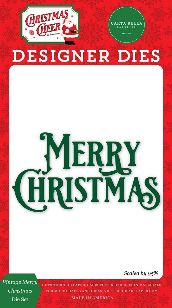 Vintage Merry Christmas - Carta Bella Paper Co.