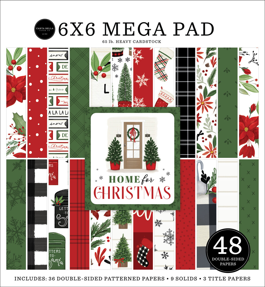 Home For Christmas Mega 6x6 - Carta Bella Paper Co.
