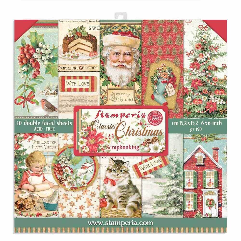 Classic Christmas 6x6 - Stamperia