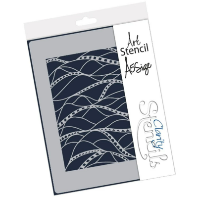 Doodleology Square Waves - Claritystamp