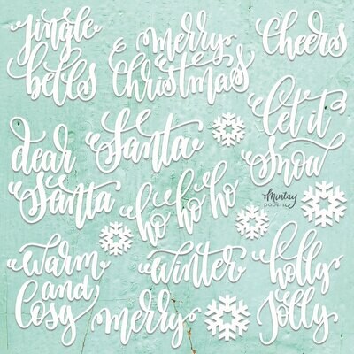 Christmas Words - Mintay by Karola