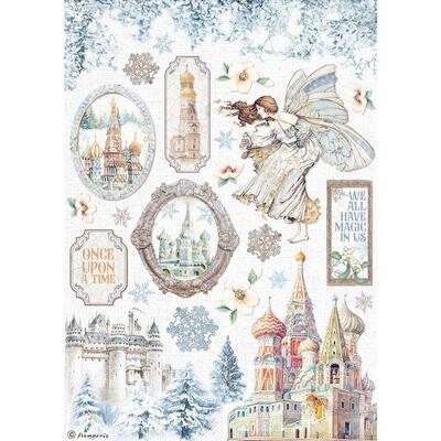 Castle - Stamperia Winter Tales