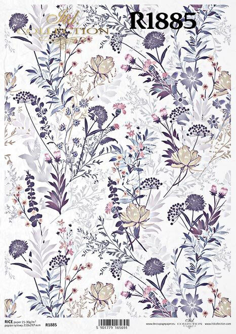 Wallpaper Flower Theme A4 - ITD Collection