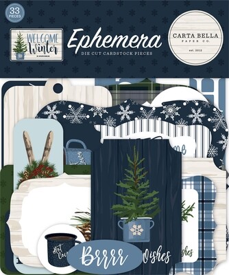 Welcome Winter Ephemera - Carta Bella Paper Co.