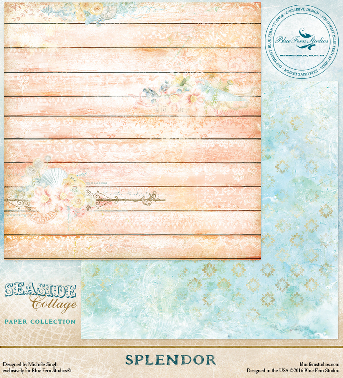 Seaside Cottage Creative Journal Pack - Blue Fern Studios