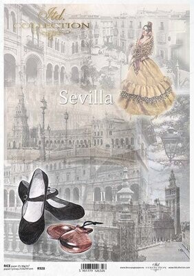Rice Paper With Cities A4 - ITD Collection