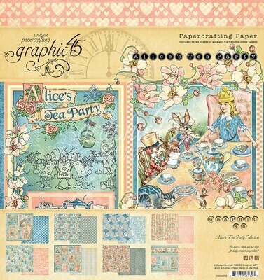 Alice's Tea Party 8x8 - Graphic 45
