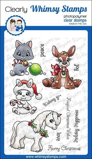 Christmas Critter Wishes - Whimsy Stamps