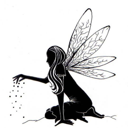 Fairy Dust Silhouette - Lavinia Stamps