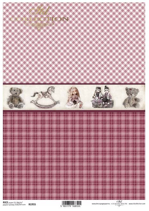 Pink Plaid Toys A4 - ITD Collection, Design: R1955