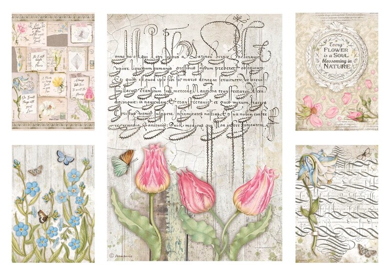 Romantic Garden House Collection A4 - Stamperia