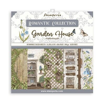 Romantic Garden House 6x6 - Stamperia