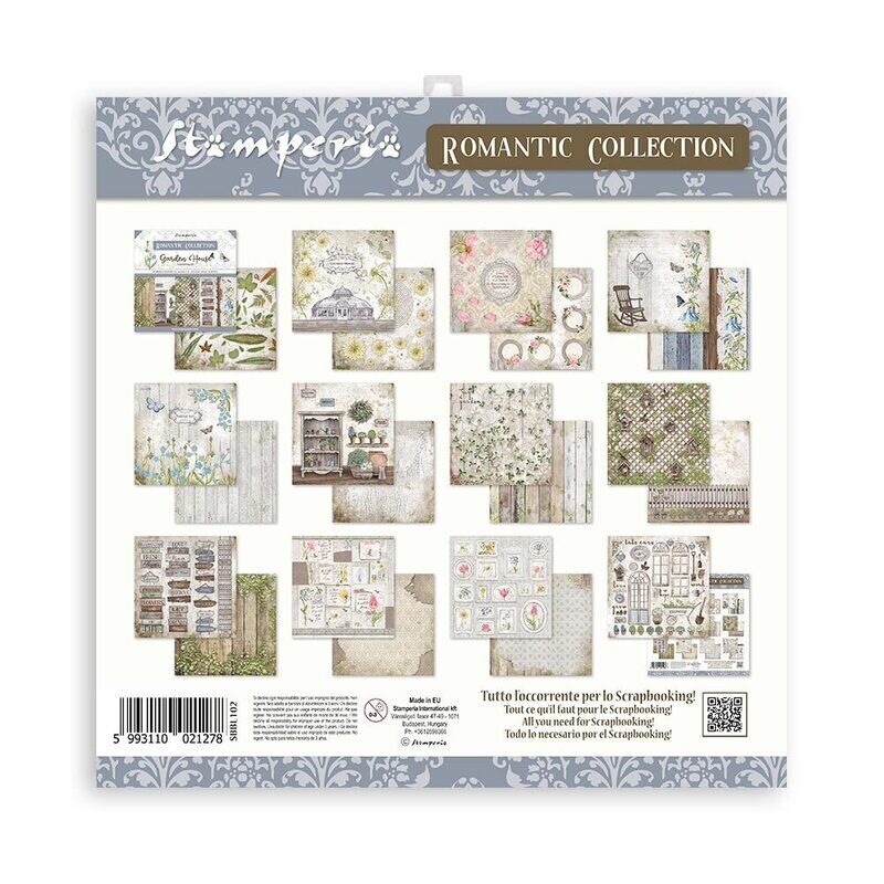 Romantic Garden House 12x12 - Stamperia