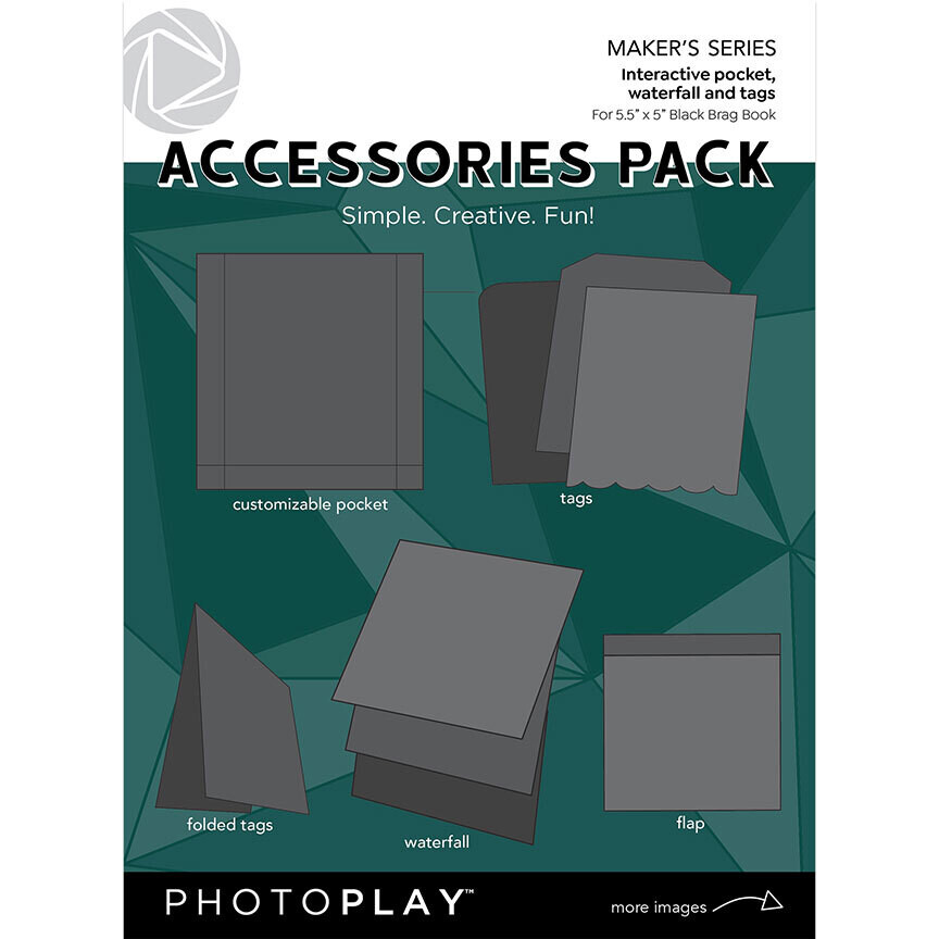 Accessories Pack For Black Brag Book - Photoplay Maker's Series