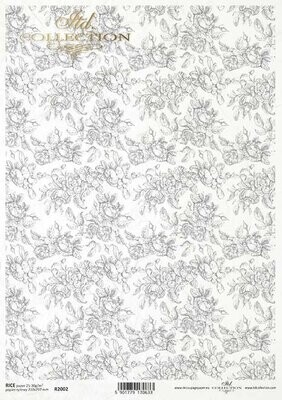 Shades of Flower Wallpaper A4 - ITD Collection