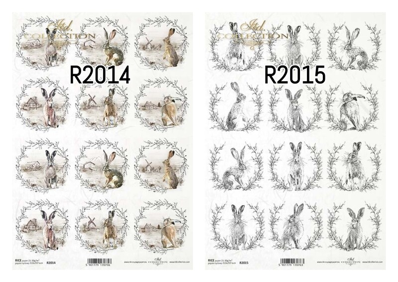 Hare Wreaths A4 - ITD Collection