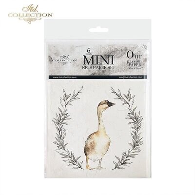 Goose with Floral Wreaths Set - ITD Collection