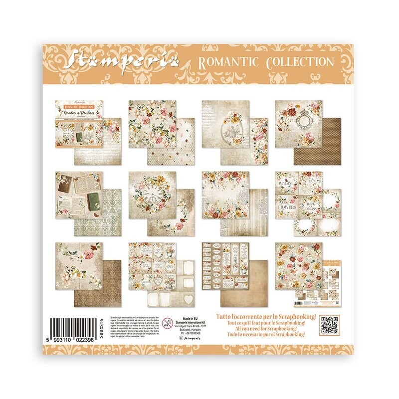 Romantic Garden of Promises 6x6 - Stamperia