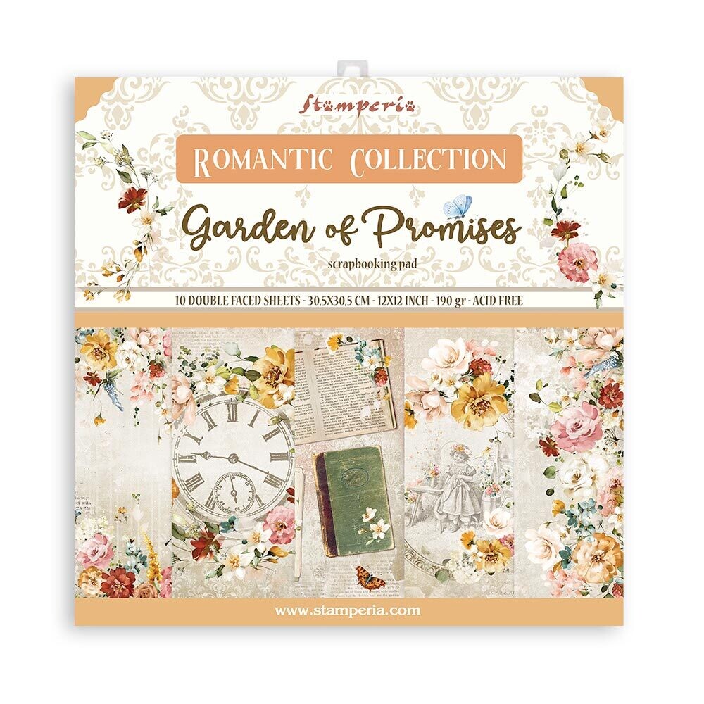 Romantic Garden of Promises 12x12 - Stamperia