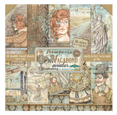 Sir Vagabond Aviator 6x6 - Stamperia